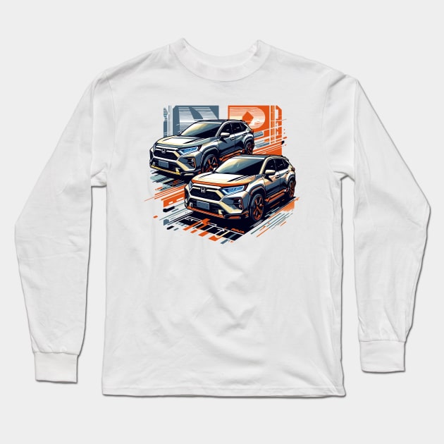 Honda CR-V Long Sleeve T-Shirt by Vehicles-Art